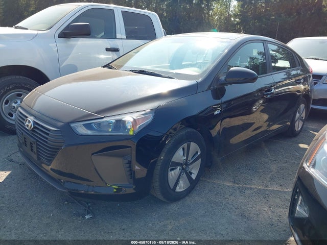 45870195 :رقم المزاد ، KMHC65LC3JU100534 vin ، 2018 Hyundai Ioniq Hybrid Blue مزاد بيع