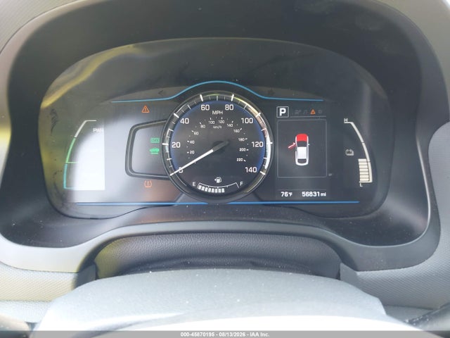 45870195 :رقم المزاد ، KMHC65LC3JU100534 vin ، 2018 Hyundai Ioniq Hybrid Blue مزاد بيع