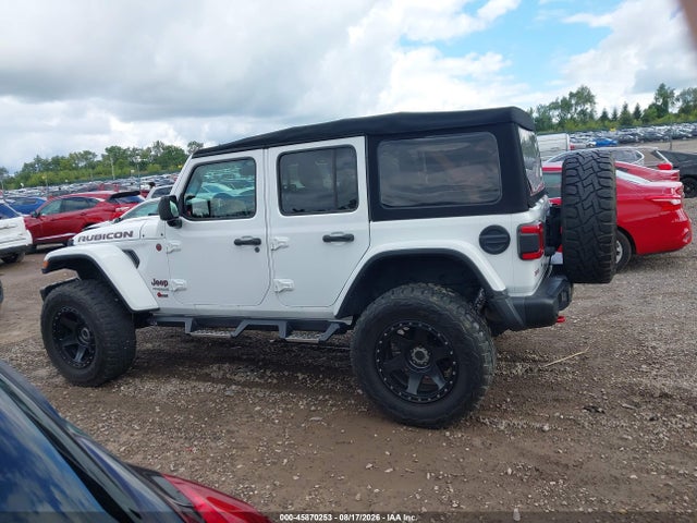 45870253 :رقم المزاد ، 1C4HJXFG4JW287659 vin ، 2018 Jeep Wrangler Unlimited Rubicon 4x4 مزاد بيع