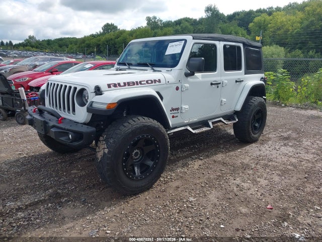 45870253 :رقم المزاد ، 1C4HJXFG4JW287659 vin ، 2018 Jeep Wrangler Unlimited Rubicon 4x4 مزاد بيع