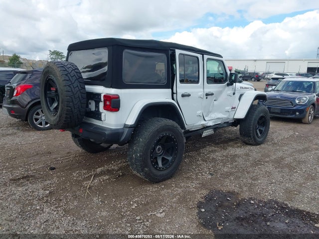 45870253 :رقم المزاد ، 1C4HJXFG4JW287659 vin ، 2018 Jeep Wrangler Unlimited Rubicon 4x4 مزاد بيع