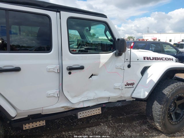 45870253 :رقم المزاد ، 1C4HJXFG4JW287659 vin ، 2018 Jeep Wrangler Unlimited Rubicon 4x4 مزاد بيع