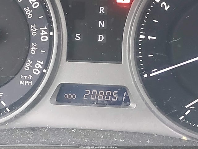 Auction sale of the 2007 Lexus Is 250, vin: JTHBK262975029631, lot number: 45870317