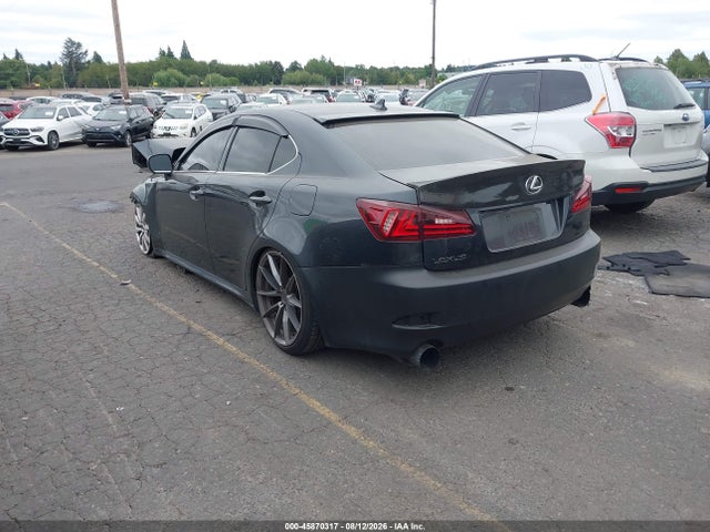 Auction sale of the 2007 Lexus Is 250, vin: JTHBK262975029631, lot number: 45870317