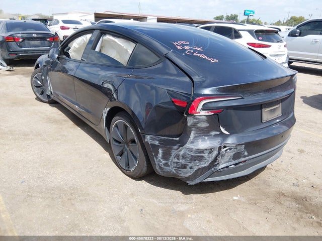 Продаж на аукціоні авто 2026 Tesla Model 3, vin: 5YJ3E1EA2TF136271, номер лоту: 45870323
