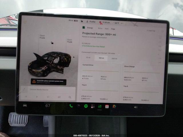 Продаж на аукціоні авто 2026 Tesla Model 3, vin: 5YJ3E1EA2TF136271, номер лоту: 45870323