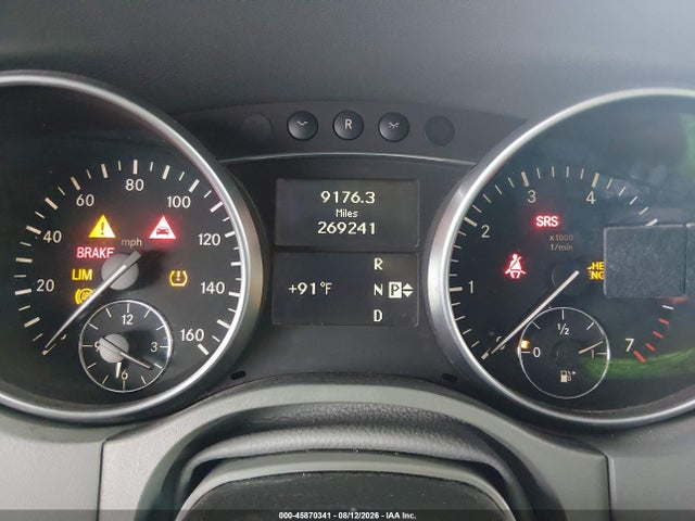 Aukcja sprzedaży 2011 Mercedes-benz Ml 550 4matic, vin: 4JGBB7CBXBA661715, numer aukcji: 45870341