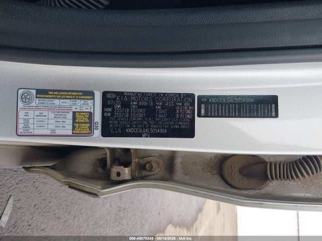 Aukcja sprzedaży 2020 Kia Niro Ev Ex Premium, vin: KNDCE3LG4L5054904, numer aukcji: 45870345
