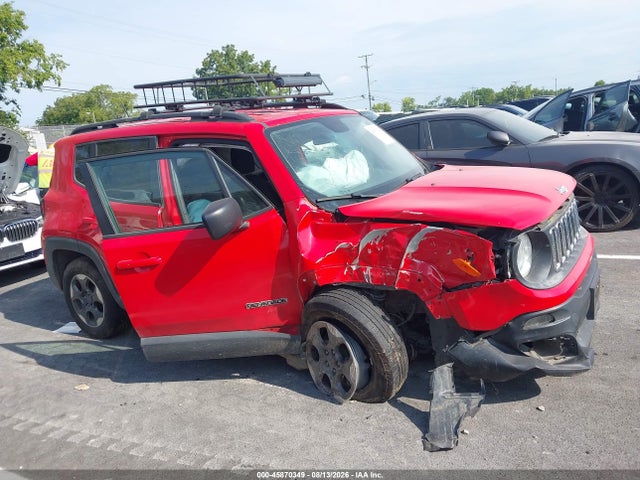 Aukcja sprzedaży 2016 Jeep Renegade Sport, vin: ZACCJBAT9GPE42696, numer aukcji: 45870349