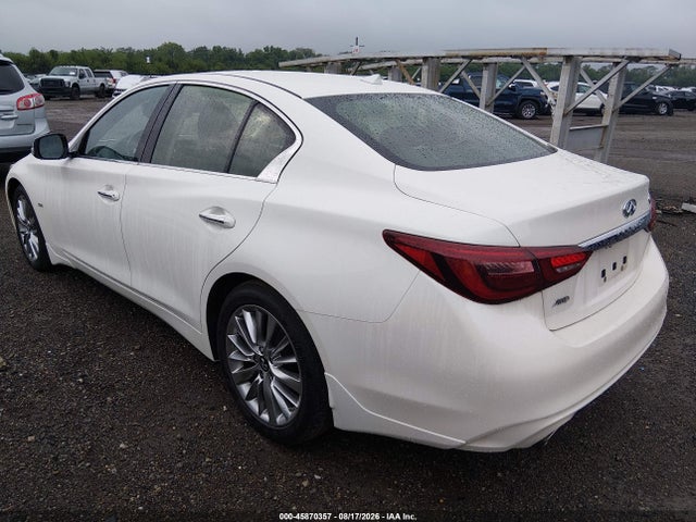 2020 Infiniti Q50 Pure/luxe/sport/edition 30 მანქანა იყიდება აუქციონზე, vin: JN1EV7AR0LM252389, აუქციონის ნომერი: 45870357