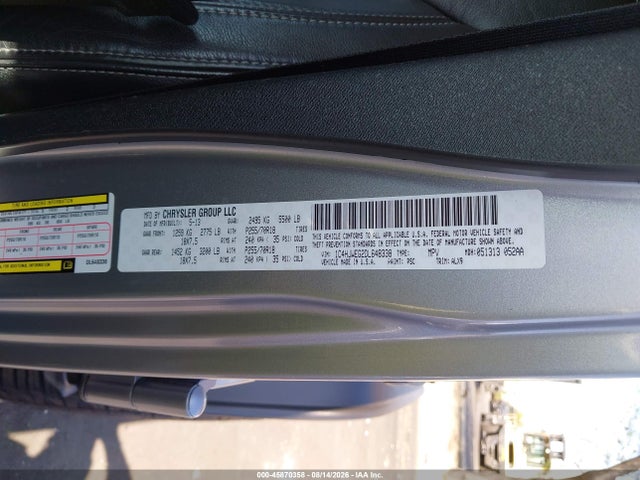 45870358 :رقم المزاد ، 1C4HJWEG2DL648338 vin ، 2013 Jeep Wrangler Unlimited Sahara مزاد بيع