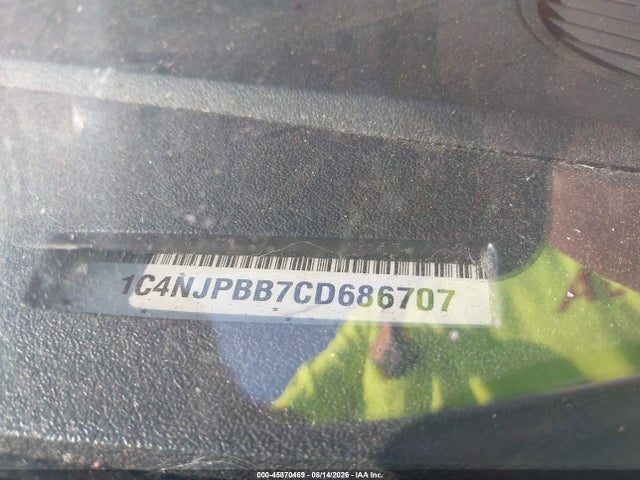 45870469 :رقم المزاد ، 1C4NJPBB7CD686707 vin ، 2012 Jeep Patriot Sport مزاد بيع