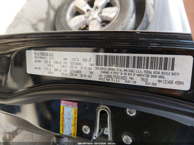 RAM 1500 Slt 2016 1C6RR6LM7GS216223 Image 9
