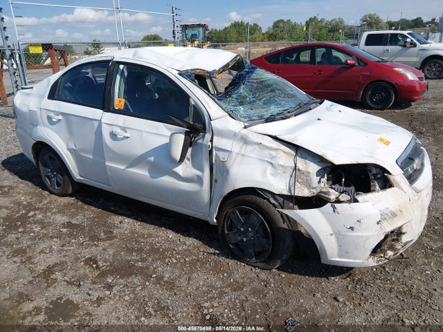 Продажа на аукционе авто 2007 Chevrolet Aveo Ls, vin: KL1TD56677B078632, номер лота: 45870498