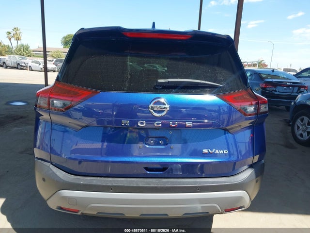 2021 Nissan Rogue Sv Intelligent Awd მანქანა იყიდება აუქციონზე, vin: JN8AT3BB7MW229102, აუქციონის ნომერი: 45870511