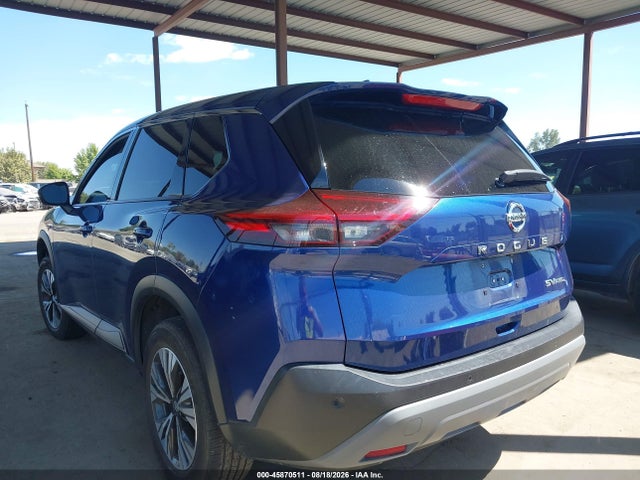 2021 Nissan Rogue Sv Intelligent Awd მანქანა იყიდება აუქციონზე, vin: JN8AT3BB7MW229102, აუქციონის ნომერი: 45870511