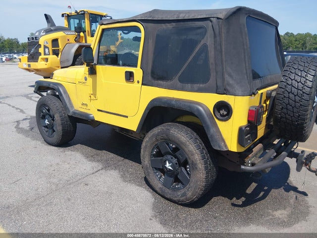 Продажа на аукционе авто 2004 Jeep Wrangler Sport, vin: 1J4FA49S64P747323, номер лота: 45870572