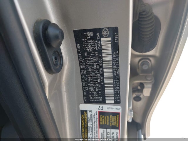Продаж на аукціоні авто 2015 Toyota Camry Se, vin: 4T1BF1FK3FU025364, номер лоту: 45870629