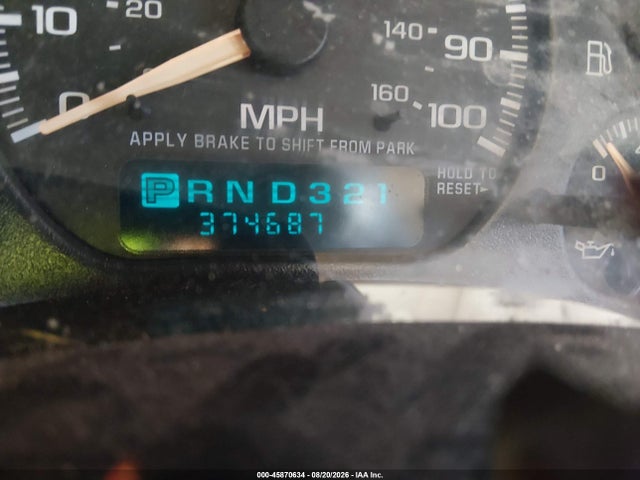 45870634 :رقم المزاد ، 1GNEK13Z52R326558 vin ، 2002 Chevrolet Tahoe Lt مزاد بيع