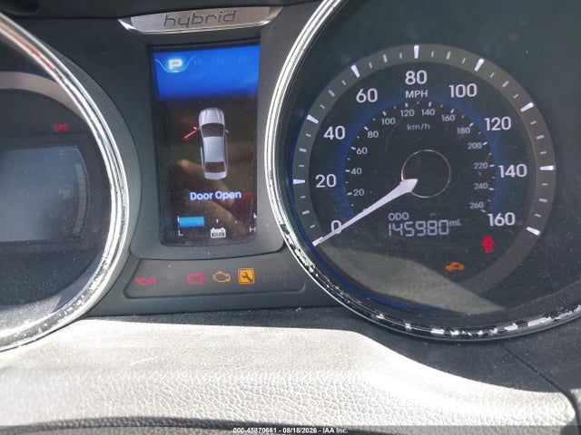 2012 Hyundai Sonata Hybrid მანქანა იყიდება აუქციონზე, vin: KMHEC4A41CA062703, აუქციონის ნომერი: 45870661