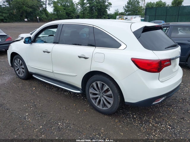 2016 Acura Mdx Technology   Acurawatch Plus Packages/technology Package მანქანა იყიდება აუქციონზე, vin: 5FRYD4H44GB001717, აუქციონის ნომერი: 45870696