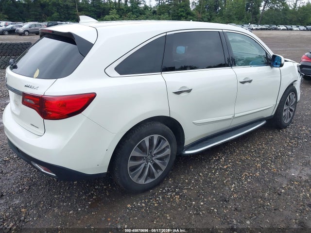 2016 Acura Mdx Technology   Acurawatch Plus Packages/technology Package მანქანა იყიდება აუქციონზე, vin: 5FRYD4H44GB001717, აუქციონის ნომერი: 45870696