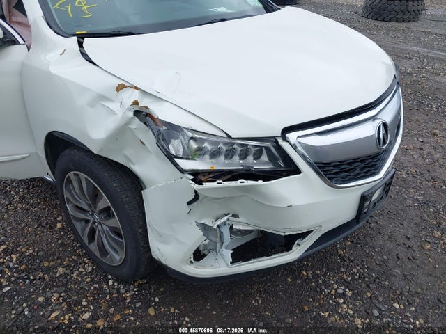 2016 Acura Mdx Technology   Acurawatch Plus Packages/technology Package მანქანა იყიდება აუქციონზე, vin: 5FRYD4H44GB001717, აუქციონის ნომერი: 45870696