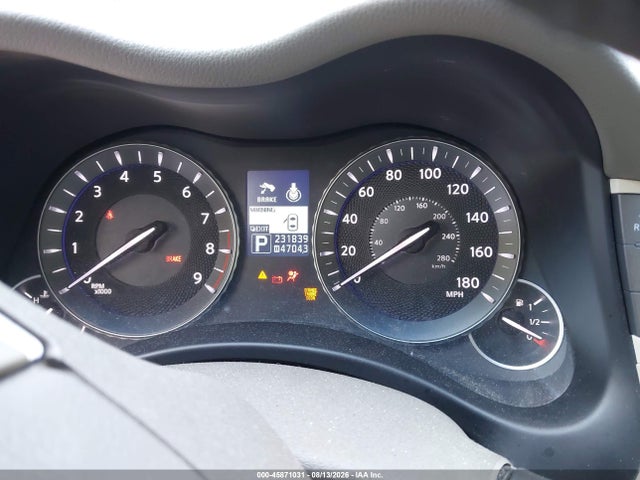 2011 Infiniti M37 მანქანა იყიდება აუქციონზე, vin: JN1BY1AP7BM325441, აუქციონის ნომერი: 45871031