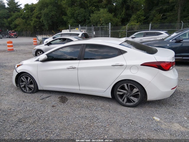 2015 Hyundai Elantra Limited მანქანა იყიდება აუქციონზე, vin: 5NPDH4AE3FH557427, აუქციონის ნომერი: 45871048