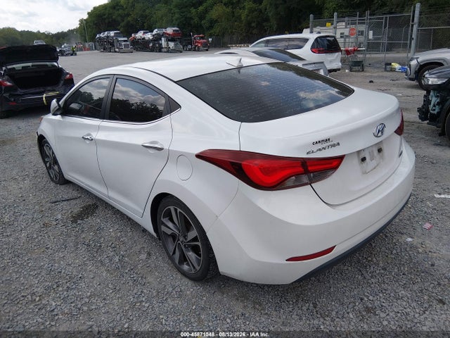 2015 Hyundai Elantra Limited მანქანა იყიდება აუქციონზე, vin: 5NPDH4AE3FH557427, აუქციონის ნომერი: 45871048