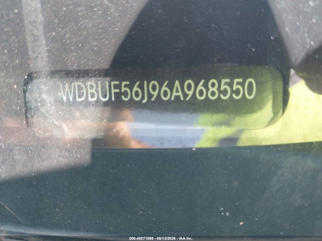 45871069 :رقم المزاد ، WDBUF56J96A968550 vin ، 2006 Mercedes-benz E 350 مزاد بيع
