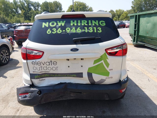 Продажа на аукционе авто 2022 Ford Ecosport Se, vin: MAJ6S3GL2NC468183, номер лота: 45871122