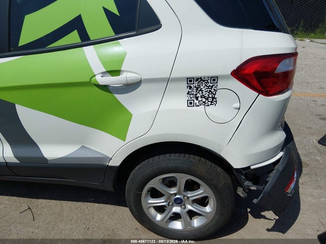 Продажа на аукционе авто 2022 Ford Ecosport Se, vin: MAJ6S3GL2NC468183, номер лота: 45871122