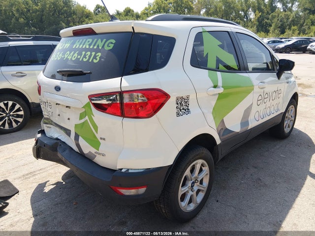 Продажа на аукционе авто 2022 Ford Ecosport Se, vin: MAJ6S3GL2NC468183, номер лота: 45871122