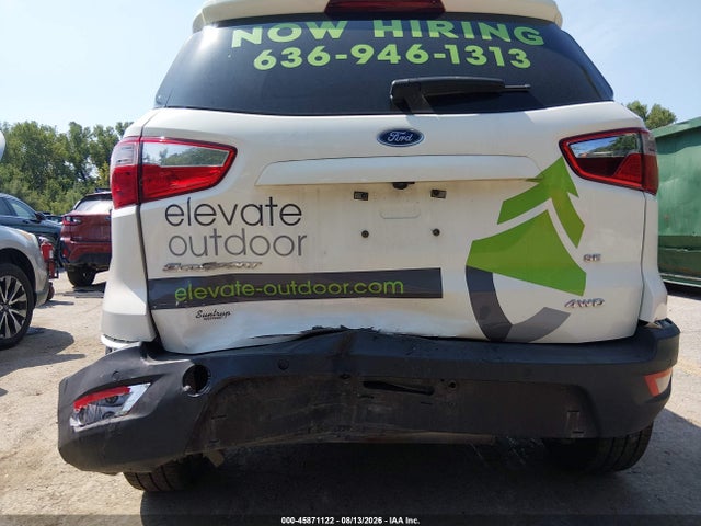 Продажа на аукционе авто 2022 Ford Ecosport Se, vin: MAJ6S3GL2NC468183, номер лота: 45871122