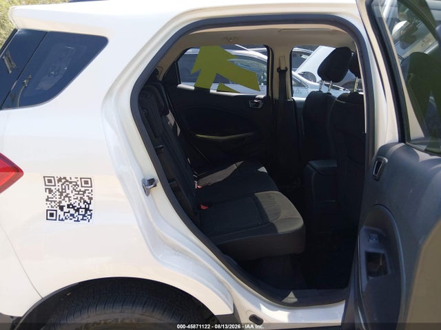 Продажа на аукционе авто 2022 Ford Ecosport Se, vin: MAJ6S3GL2NC468183, номер лота: 45871122