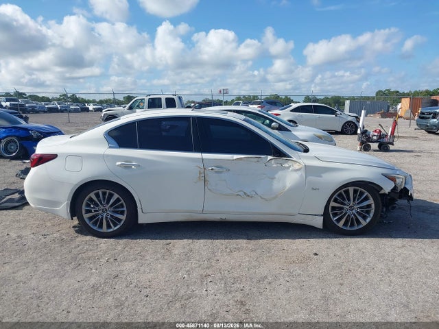 2020 Infiniti Q50 Luxe მანქანა იყიდება აუქციონზე, vin: JN1EV7APXLM202159, აუქციონის ნომერი: 45871140