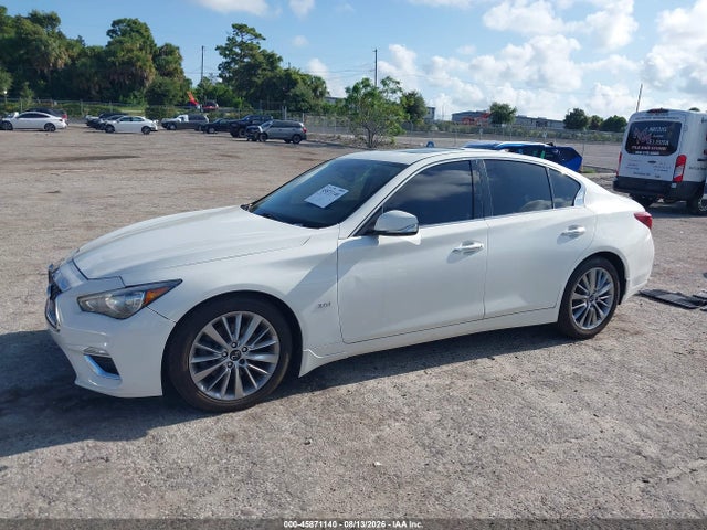 2020 Infiniti Q50 Luxe მანქანა იყიდება აუქციონზე, vin: JN1EV7APXLM202159, აუქციონის ნომერი: 45871140