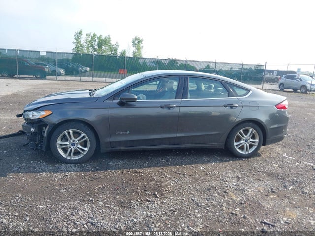 45871158 :رقم المزاد ، 3FA6P0UU5JR141933 vin ، 2018 Ford Fusion Hybrid S مزاد بيع