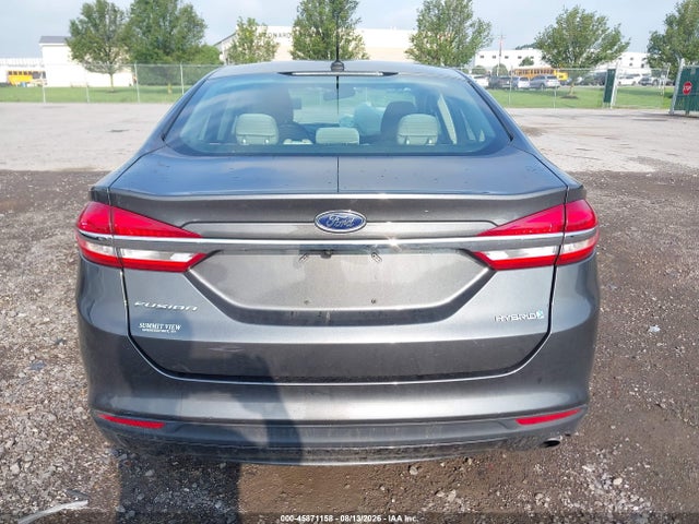 45871158 :رقم المزاد ، 3FA6P0UU5JR141933 vin ، 2018 Ford Fusion Hybrid S مزاد بيع