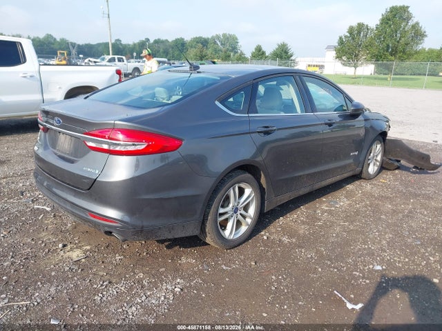 45871158 :رقم المزاد ، 3FA6P0UU5JR141933 vin ، 2018 Ford Fusion Hybrid S مزاد بيع