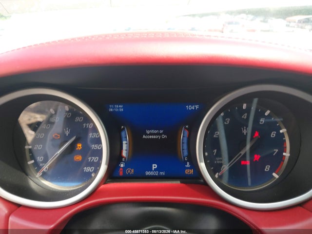 Aukcja sprzedaży 2018 Maserati Ghibli S, vin: ZAM57YSA2J1285040, numer aukcji: 45871353