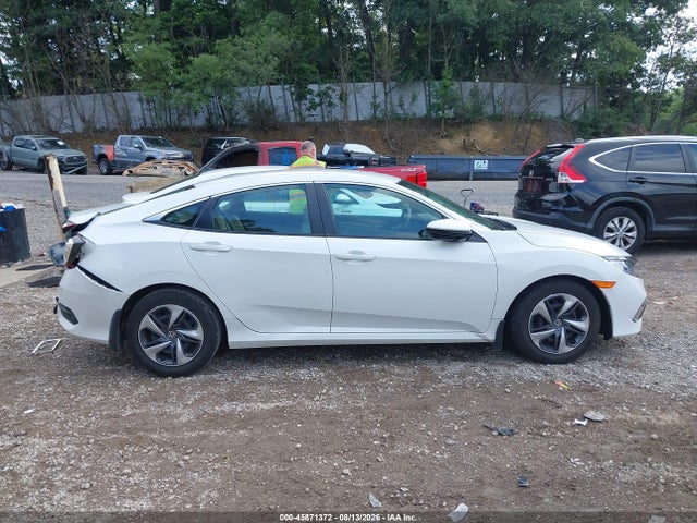 Aukcja sprzedaży 2019 Honda Civic Lx, vin: 2HGFC2F66KH603544, numer aukcji: 45871372