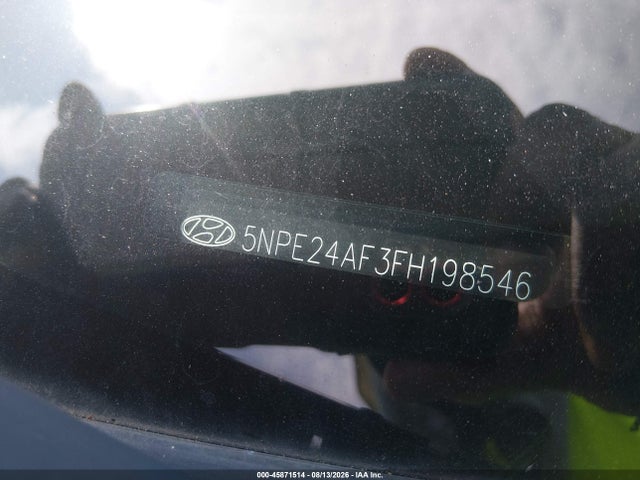 2015 Hyundai Sonata Se მანქანა იყიდება აუქციონზე, vin: 5NPE24AF3FH198546, აუქციონის ნომერი: 45871514