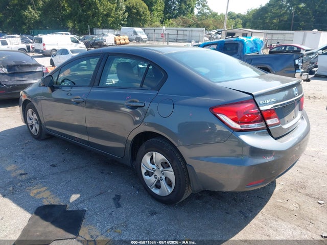 45871564 :رقم المزاد ، 19XFB2F57DE025686 vin ، 2013 Honda Civic Lx مزاد بيع