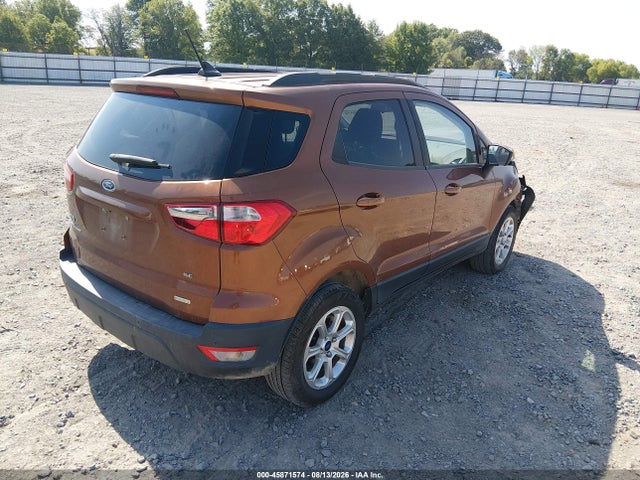 45871574 :رقم المزاد ، MAJ3S2GE2LC328646 vin ، 2020 Ford Ecosport Se مزاد بيع