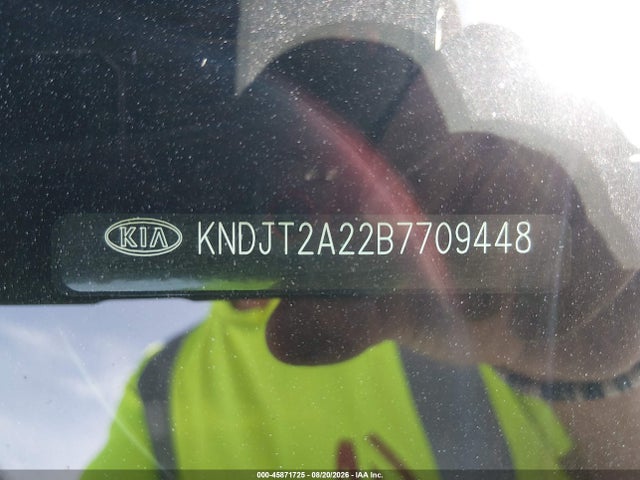45871725 :رقم المزاد ، KNDJT2A22B7709448 vin ، 2011 Kia Soul + مزاد بيع