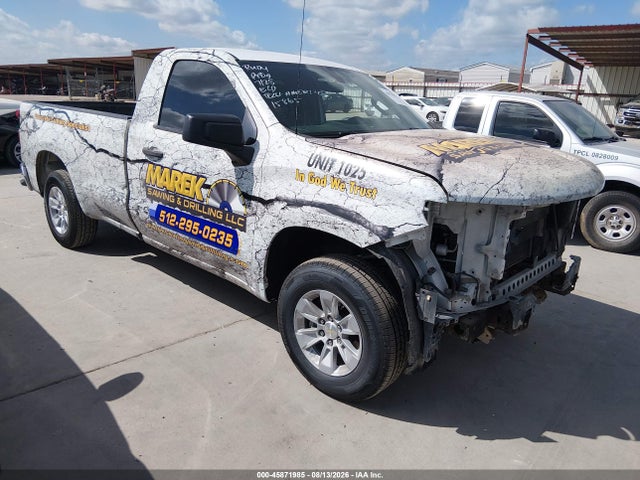 45871985 :رقم المزاد ، 3GCNWAEF7MG357894 vin ، 2021 Chevrolet Silverado 1500 2wd  Long Bed Wt مزاد بيع