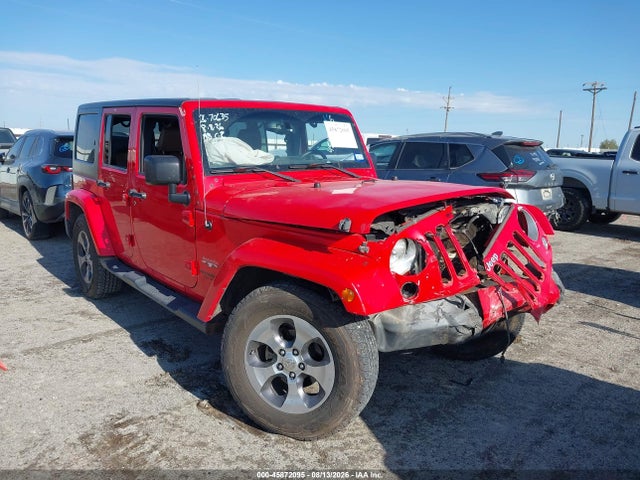 Auction sale of the 2016 Jeep Wrangler Unlimited Sahara, vin: 1C4HJWEGXGL183988, lot number: 45872095