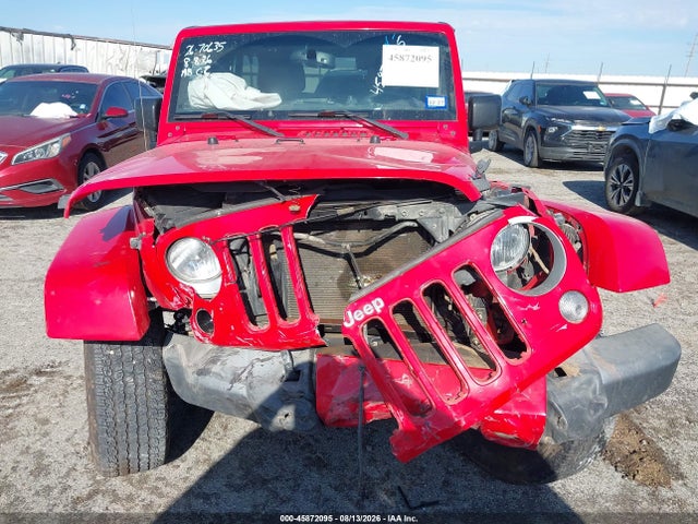 45872095 :رقم المزاد ، 1C4HJWEGXGL183988 vin ، 2016 Jeep Wrangler Unlimited Sahara مزاد بيع